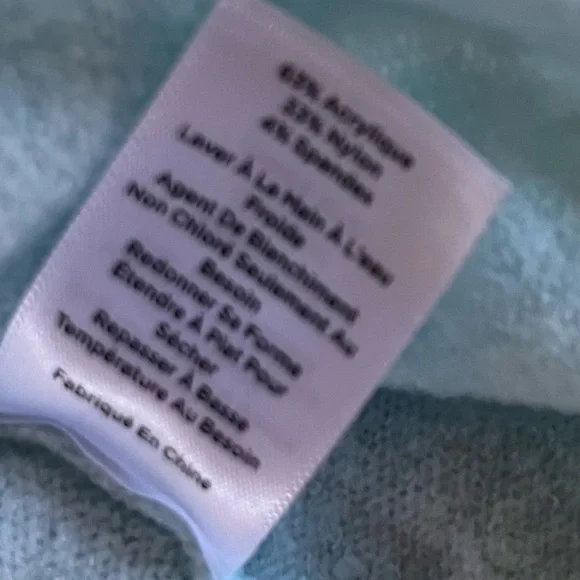 Talbots Light Blue 'Thankful' Sweater XS perfect conditioning worn once - Picture 2 of 7